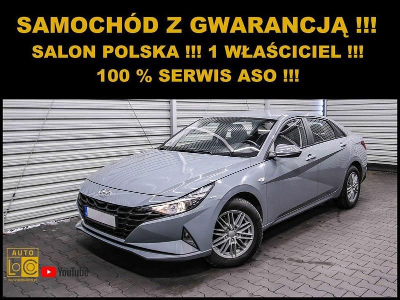 Szary Używany 2022 Hyundai Elantra Sedan/Limuzyna | 59 999 zł (Super Cena) - Obraz 1/4