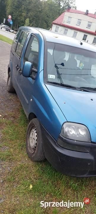 Niebieski Używany 2001 Fiat Doblò Minivan | 3000 zł - Obraz 1/4