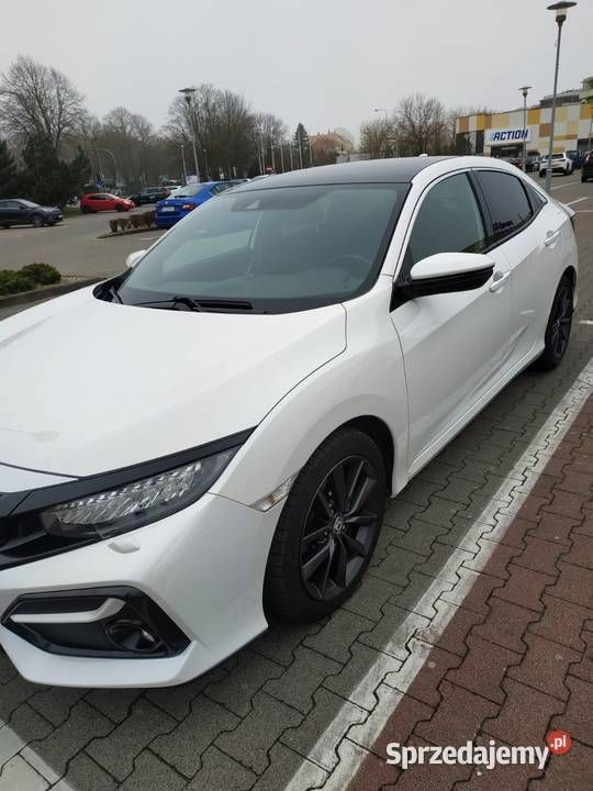 Biały Używany 2021 Honda Civic Executive Hatchback | 87 000 zł (Uczciwa cena) - Obraz 1/4