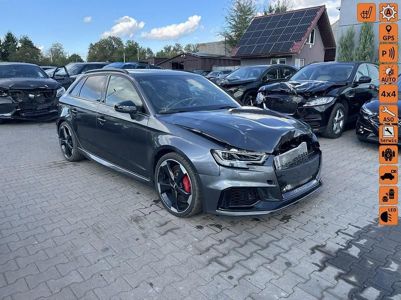 Grafitowy (metalik) Używany 2019 Audi RS3 Sportback Hatchback | 94 900 zł - Obraz 1/4
