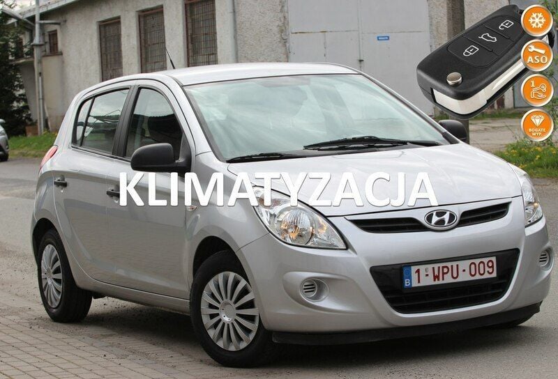 Srebrny Używany 2010 Hyundai i20 Hatchback | 14 299 zł (Drogi) - Obraz 1/4