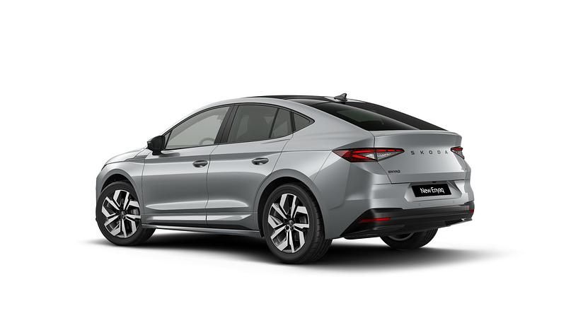Nowe Skoda Enyaq iV SportLine 154 kW (210 KM) 2026 Srebrny smokey diamond metalizowany SUV