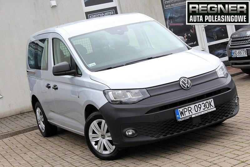 Srebrny (metalik) Używany 2021 VW Caddy Minivan | 77 900 zł (Uczciwa cena) - Obraz 1/4