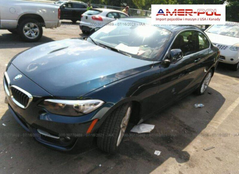 Niebieski Używany 2016 BMW 225 Coupe | 87 000 zł - Obraz 1/4