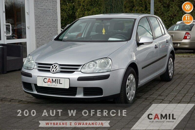 Srebrny (metalik) Używany 2005 VW Golf IV Hatchback | 12 400 zł (Drogi) - Obraz 1/3