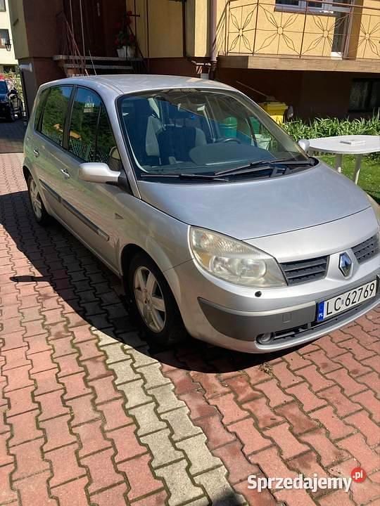 Srebrny Używany 2005 Renault Scénic II Minivan | 3700 zł (Dobra cena) - Obraz 1/4
