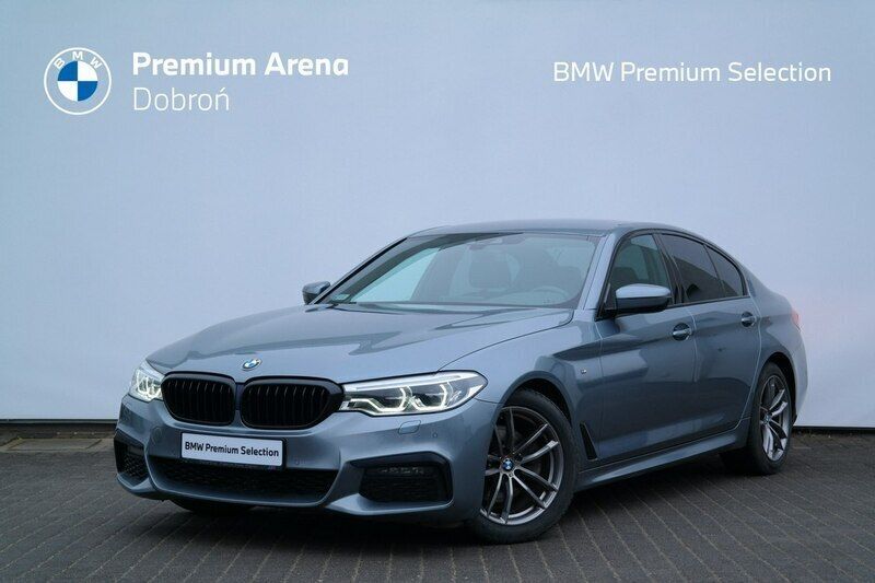 Szary (metalik) Używany 2019 BMW 520 Sedan/Limuzyna | 124 900 zł (Uczciwa cena) - Obraz 1/4