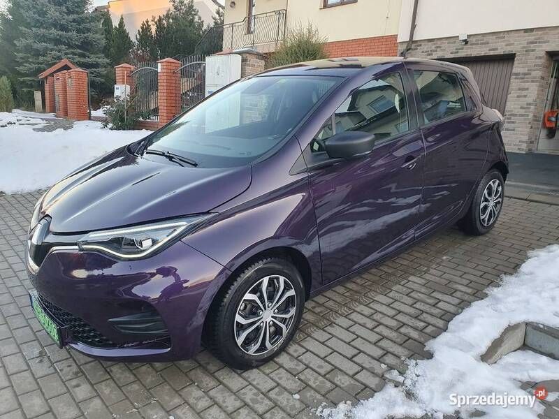 Fioletowy Używany 2020 Renault Zoe Hatchback | 56 900 zł - Obraz 1/4