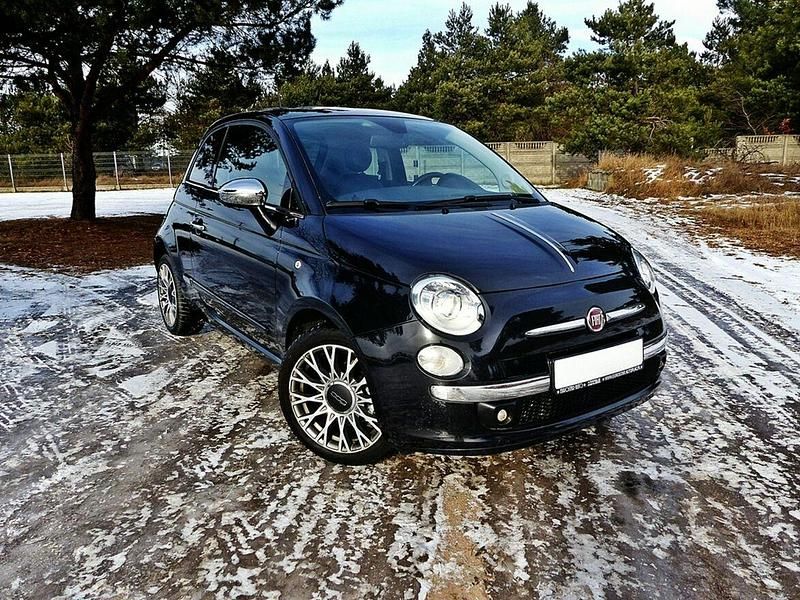 Używany Fiat 500 Lounge 85 KM (62 kW) 2012 Czarny Hatchback