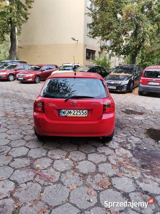 Używany Toyota Corolla 110 KM (80 kW) 2004 Czerwony Hatchback
