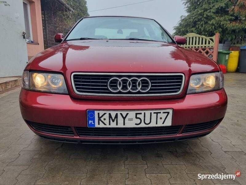 Bordowy Używany 1998 Audi A4 Sedan/Limuzyna | 800 zł - Obraz 1/4