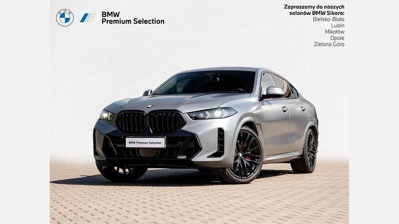 Frozen pure grey bmw individual metalizowany Używany 2025 BMW X6 Comfort Edition SUV | 489 900 zł - Obraz 1/3