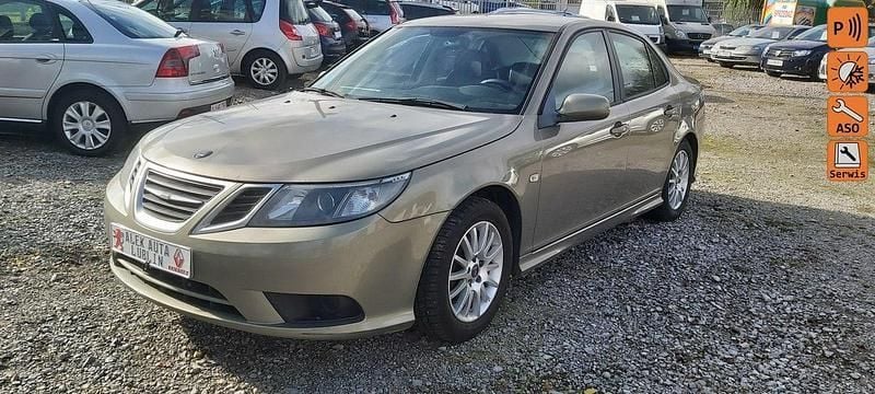 Szary Używany 2008 Saab 9-3 Sedan/Limuzyna | 11 700 zł (Uczciwa cena) - Obraz 1/4