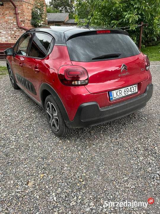 Używany Citroën C3 Shine 2019 Czerwony Hatchback