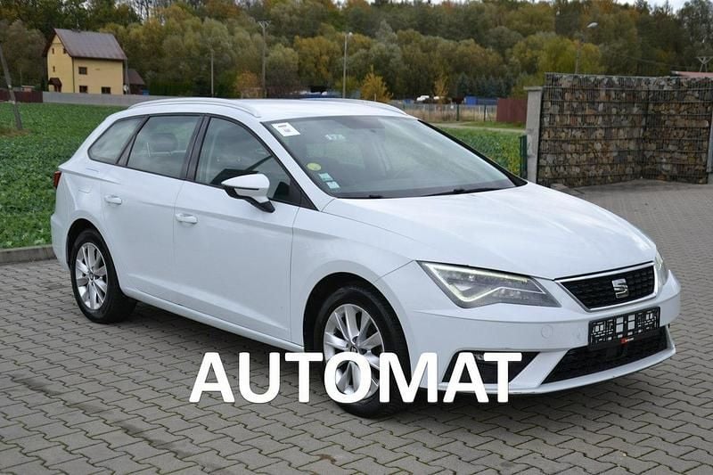 Biały Używany 2019 Seat Leon Kombi | 43 500 zł (Uczciwa cena) - Obraz 1/4