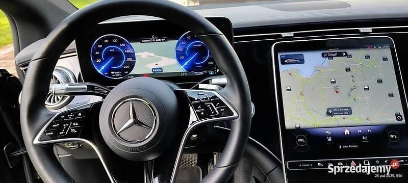 Używany Mercedes EQS450+ 11 kW (15 KM) 2021 Czarny Sedan/Limuzyna