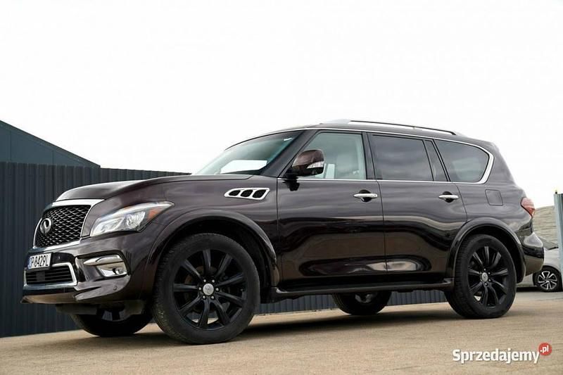 Bordowy Używany 2014 Infiniti QX80 SUV | 108 700 zł - Obraz 1/4