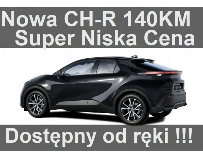 Czarny Nowe 2024 Toyota C-HR Style SUV | 138 900 zł (Uczciwa cena) - Obraz 1/4