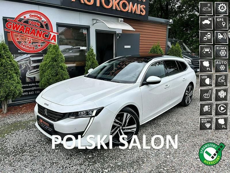 Biały (metalik, perła) Używany 2019 Peugeot 508 Kombi | 78 900 zł (Drogi) - Obraz 1/4