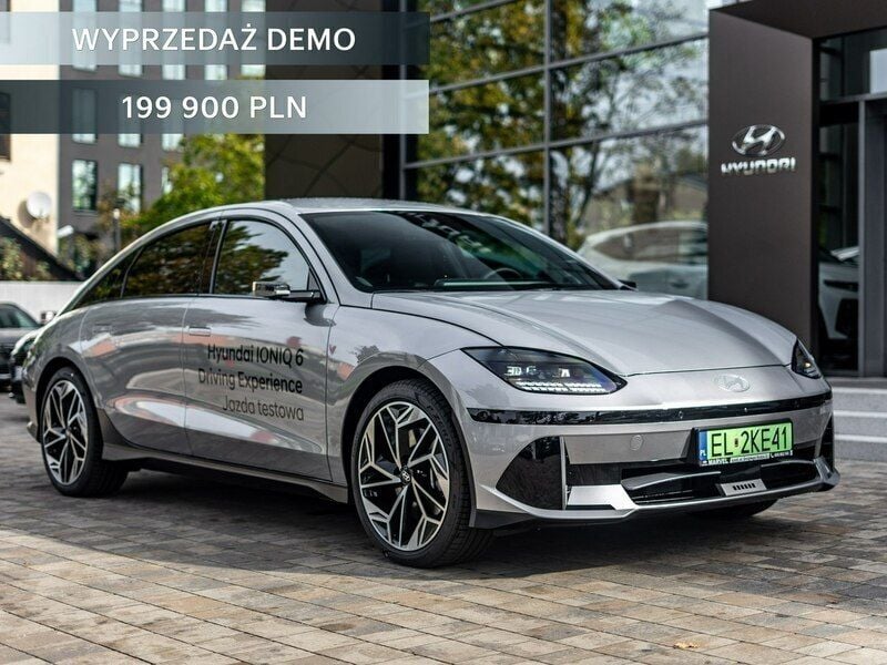 Srebrny Używany 2024 Hyundai Ioniq 6 Sedan/Limuzyna | 199 900 zł - Obraz 1/4