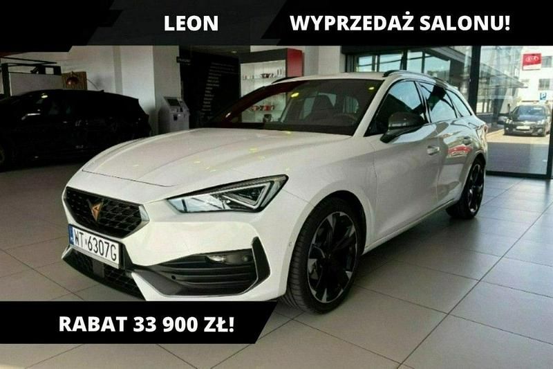 Używany Cupra Leon 150 KM (110 kW) 2024 Biały Sedan/Limuzyna