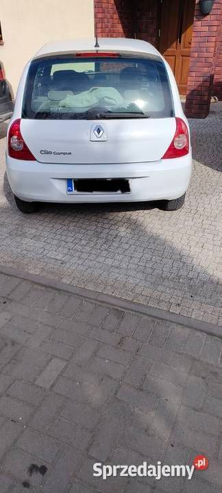 Biały Używany 2008 Renault Clio II | 3500 zł (Dobra cena) - Obraz 1/4