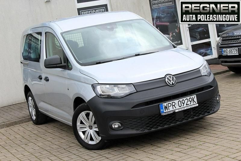 Srebrny Używany 2021 VW Caddy Minivan | 73 900 zł (Uczciwa cena) - Obraz 1/4