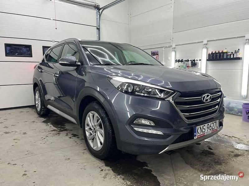 Szary Używany 2017 Hyundai Tucson SUV | 64 900 zł (Super Cena) - Obraz 1/4