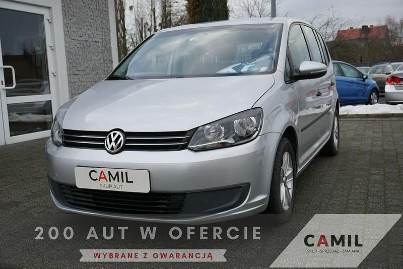 Srebrny Używany 2014 VW Touran Minivan | 30 900 zł - Obraz 1/4