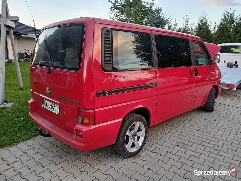 Czerwony Używany 1997 VW T4 Van | 17 500 zł (Uczciwa cena) - Obraz 1/4