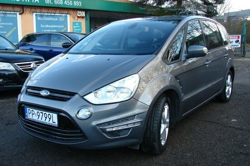Beżowy (metalik, perła) Używany 2012 Ford S-MAX S Minivan | 29 900 zł (Uczciwa cena) - Obraz 1/4