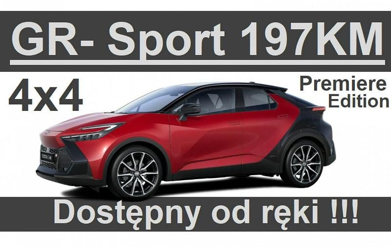 Czerwony (metalik) Używany 2024 Toyota C-HR SUV | 178 900 zł (Uczciwa cena) - Obraz 1/4
