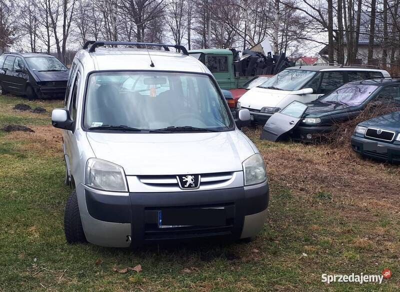 Używany Peugeot Partner 2007 Srebrny Minivan