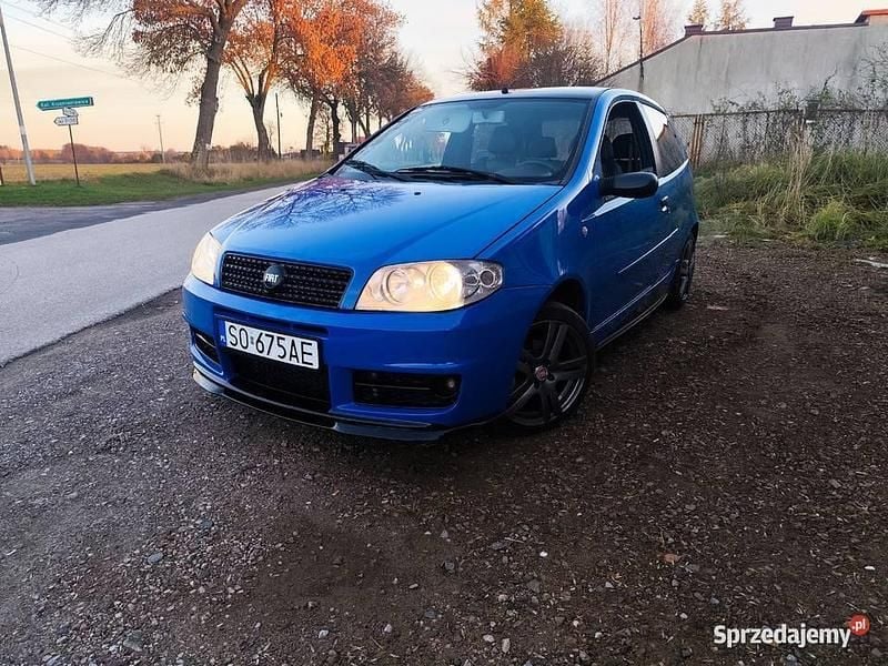Niebieski Używany 2004 Fiat Punto Hatchback | 3500 zł (Drogi) - Obraz 1/4