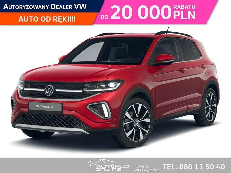 Czerwony (metalik) Nowe 2025 VW T-Cross SUV | 119 050 zł (Uczciwa cena) - Obraz 1/4