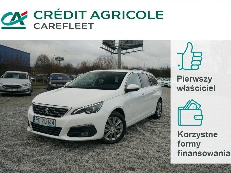 Biały Używany 2021 Peugeot 308 Allure Kombi | 52 700 zł (Uczciwa cena) - Obraz 1/4