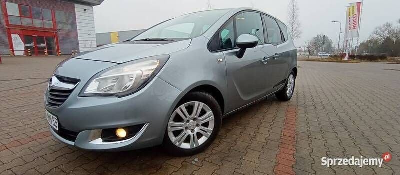 Szary Używany 2014 Opel Meriva Minivan | 27 900 zł (Uczciwa cena) - Obraz 1/4
