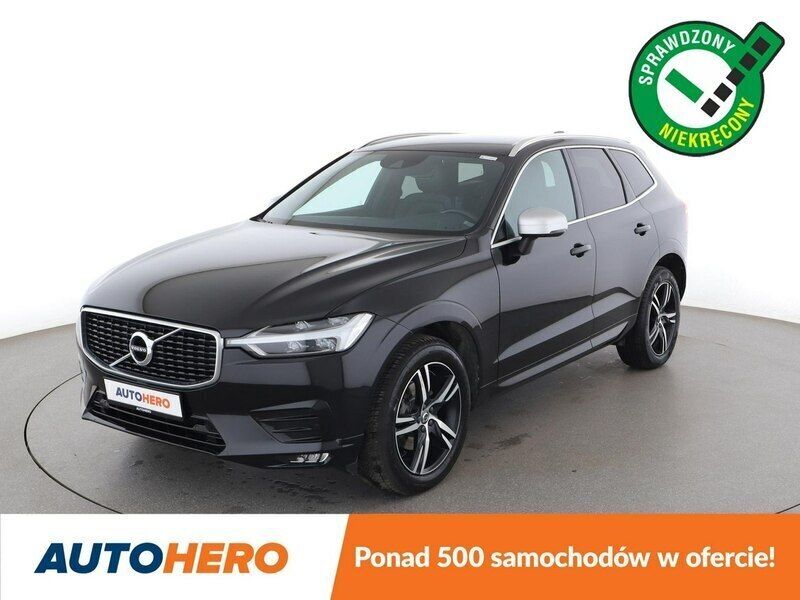 Czarny Używany 2019 Volvo XC60 R-Design SUV | 104 300 zł (Dobra cena) - Obraz 1/3