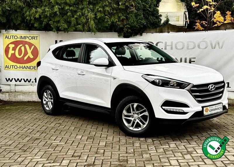 Biały Używany 2017 Hyundai Tucson SUV | 61 900 zł (Dobra cena) - Obraz 1/4