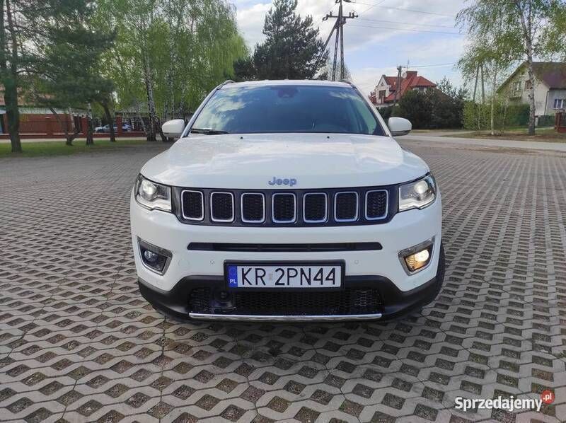 Biały Używany 2019 Jeep Compass Limited SUV | 75 000 zł (Dobra cena) - Obraz 1/4