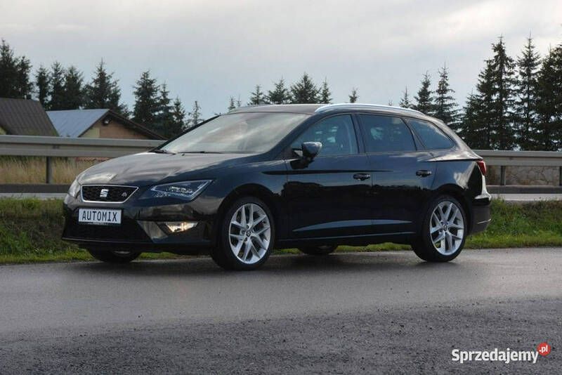 Czarny Używany 2015 Seat Leon FR Kombi | 46 300 zł (Dobra cena) - Obraz 1/4