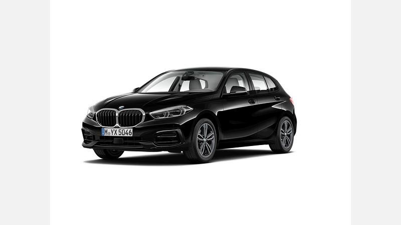 Czarny Używany 2021 BMW 118 Shadowline Hatchback | 104 900 zł (Uczciwa cena) - Obraz 1/3