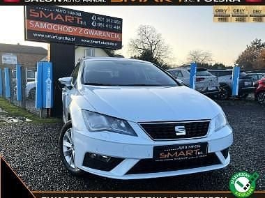 Używany Seat Leon 125 KM (91 kW) 2017 Biały Hatchback