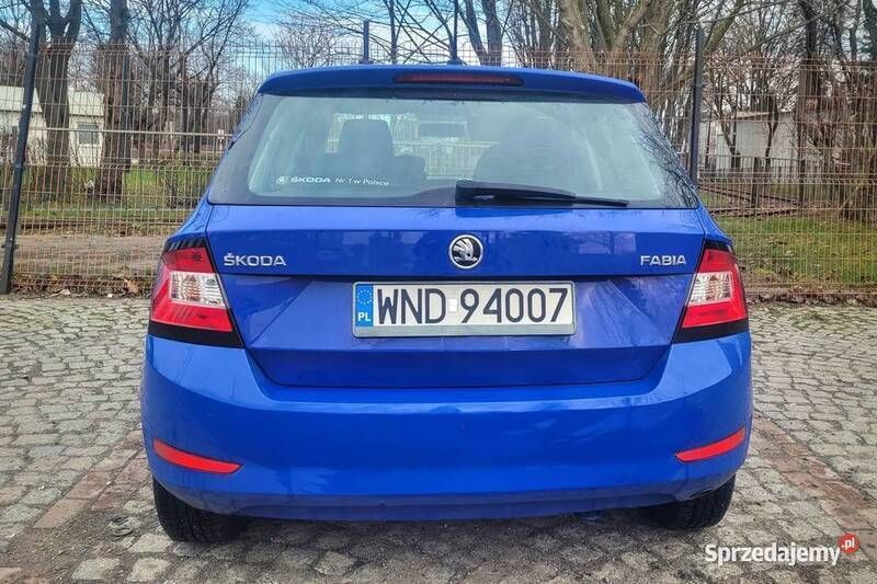 Używany Skoda Fabia Ambition 75 KM (55 kW) 2018 Niebieski Hatchback