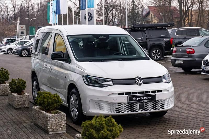Nowe VW Caddy Trendline 2026 Biały Minivan