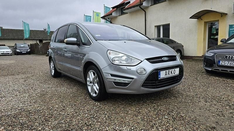 Szary (metalik) Używany 2010 Ford S-MAX S Minivan | 26 900 zł (Dość drogi) - Obraz 1/4