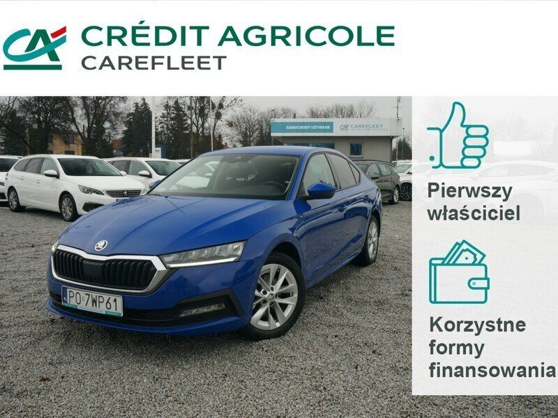 Niebieski Używany 2021 Skoda Octavia Ambition Sedan/Limuzyna | 59 500 zł (Dobra cena) - Obraz 1/4