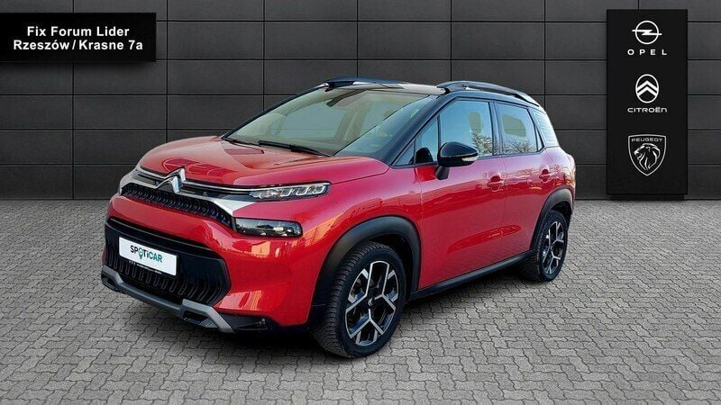 Czerwony (metalik) Używany 2022 Citroën C3 Aircross SUV | 89 900 zł - Obraz 1/3