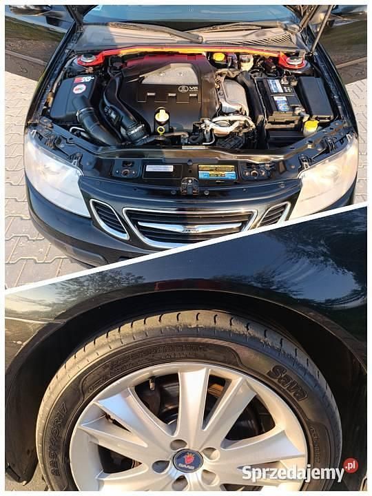 Używany Saab 9-3 Vector 2005 Czarny Sedan/Limuzyna