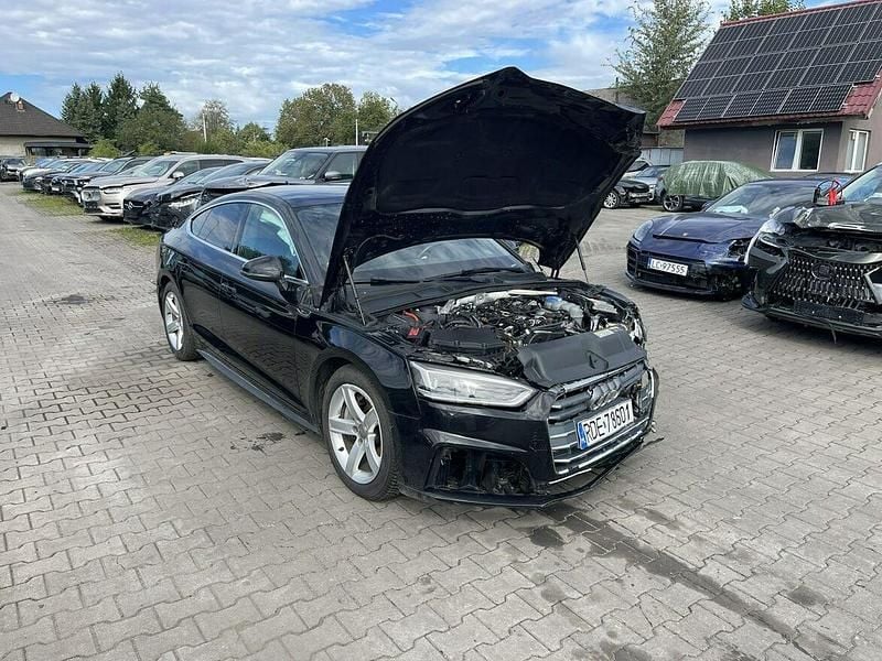 Używany Audi A5 Sportback S-Line 190 KM (139 kW) 2018 Czarny (metalik) Hatchback